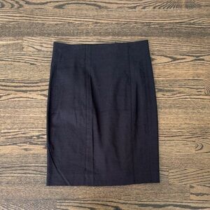 Vince Classic Black Pencil Skirt